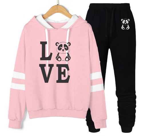 Conjunto Moletom Calça E Blusa De Frio Tumblr F09 Love