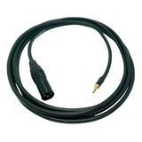 Cable Mini Plug 3.5 A Xlr Macho De 5 Metros