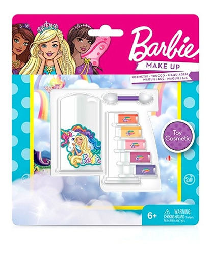 Mini Organizador Con Maquillaje Infantil Barbie Dreamtopia