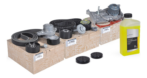 Kit Distribucion Bomba Kit Poly V Sandero Stepway 1.6 16v