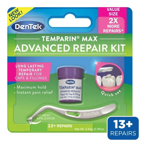Dentek Temparin Max Kit De Reparación Dental 