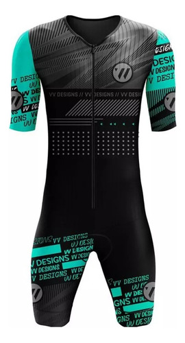 Traje De Triatlón Power Blue Para Hombre Vv Sports Designs