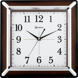 Relógio De Parede Herweg 6268-109 Marrom Brilhante 35x35cm
