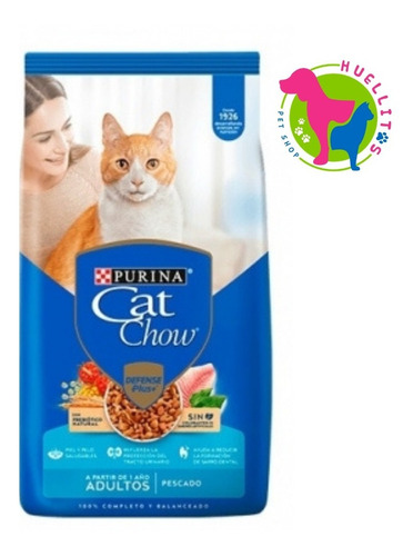 Cat Chow Gato Adulto Sabor Pescado X8kg- E/g Z/o Huellitas