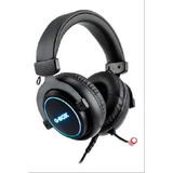 Auriculares Gamer Qbox H039 Color Negro Color De La Luz Azul