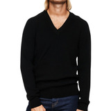 Suéter Masculino Decote V Para Inverno Quente E Confortável