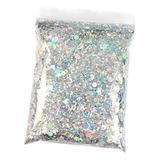 6 Bolsa 50g Nail Glitter Lentejuelas Paillette Flakes 3d