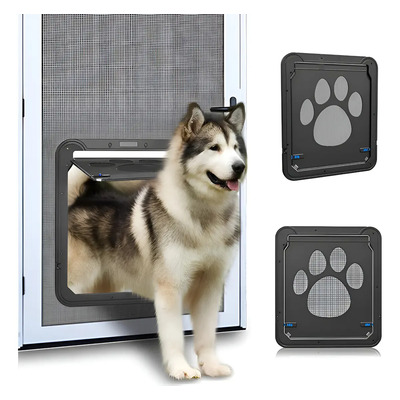 Jk Puerta Mosquitera Magnética Para Mascotas, Con Cierre Par