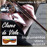 Clases Online Presencial + Viola De Estudio /venta/alquiler