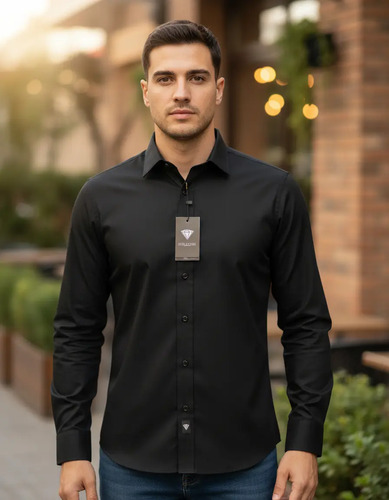 Camisa Giorgio Berlucchi Color Marino Tallas Extras 42-56 Ml | Envío gratis