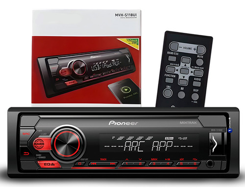 Aparelho Pioneer Auto Radio Mvh-s118ui Mp3 Controle Volante