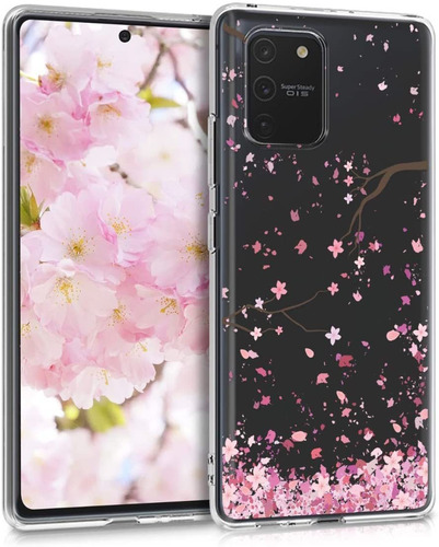 Funda Para Galaxy S10 Lite, Transparente/flores/delgada