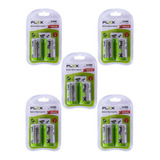 Kit 10 Baterias Recarregáveis Tipo D Aplicador De Herbicida