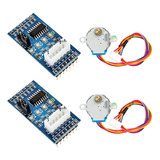 Devmo 2 Set 28byj-48 Motor Paso A Paso Dc 5 V + Mdulo De Pru