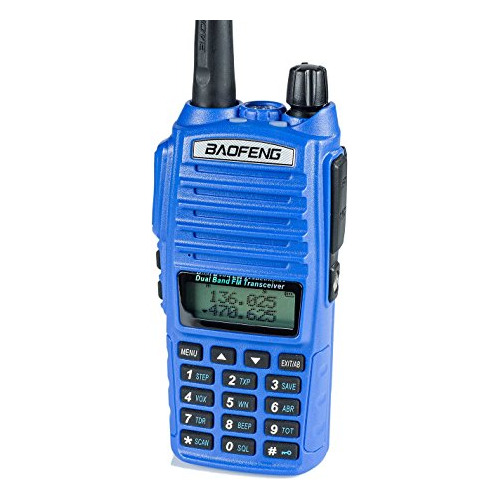 Baofeng Uv-82hp (blue) High Power Dual Band Radio: 136-174mh