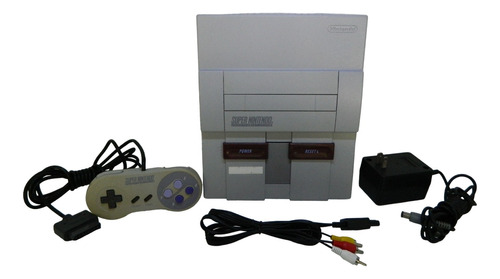 Super Nintendo Snes Console Pronto P/ Jogar - Loja Física Rj