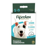Pipeta Antiparasitário Para Pulga Ceva Fiprolex Drop Spot Para Cão De 11kg A 20kg