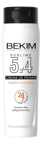 Crema De Peinar 5.4 X250g. Sublime. Bekim.