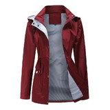 Hooded Detachable Trench Coat Women's Shelter