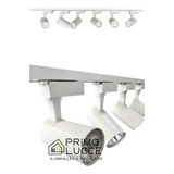 Kit 4 Trilho Eletrificado 16 Spot Led Cob 10w Branco 3000k