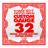 Cuerda Ernie Ball .032 Nickel Wound Guitarra Electrica 1132