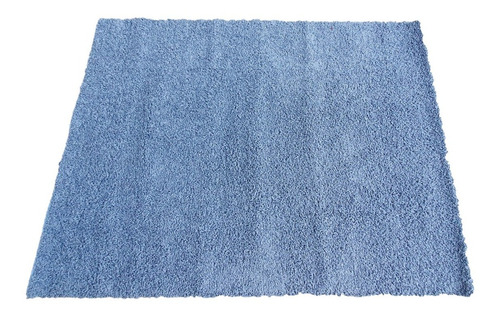 Tapete Decorativo Peludo Shag Azul! 3.0x2.0mts! 100% Nylon