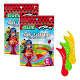 Fio Dental C/ Cabo Kids Flossers Uva Miraculous Gum C/40