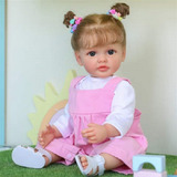 Muñeca Bebe Reborn Realista Maya Cuerpo Silicona 55 Cm 