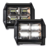 Faro 12 Led Dually Luz Fija Y Estrobo 1 Pieza