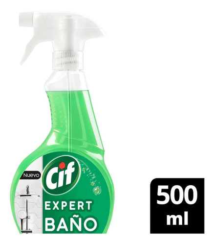 Liquido Espuma De Limpieza Activa Baño 500ml Expert Cif