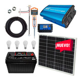 Kit Solar 400 Watts, Batería Akku, Completo Listo Para Usar