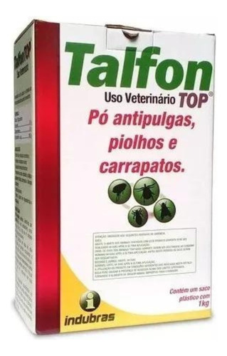 Talfon Top - Pó Antipulgas, Carrapatos E Piolhos - Caixa 1kg