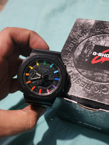 Reloj Casio G Shock Ga2100 Arcoiris Rainbow Colores Original