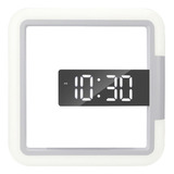 Reloj De Pared Digital Cuadrado Espejo Hueco Sala De Estar
