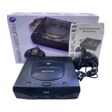 Console Sega Saturn Original Completo Com 2 Controles 3 Jogos Em Perfeito Estado E Caixa Repro De Mdf Tudo Funcionando Perfeitamente!