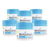 Combo 6 Unid. Desodorante Herbissimo Sensitive Creme 55g