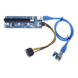 Cabo Riser Mineração Bitcoin Usb 3.0 Pci-e 1x Para 16x