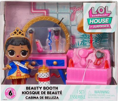 Muñeca Lol Surprise House Beauty Booth Kiosque De Beauté 