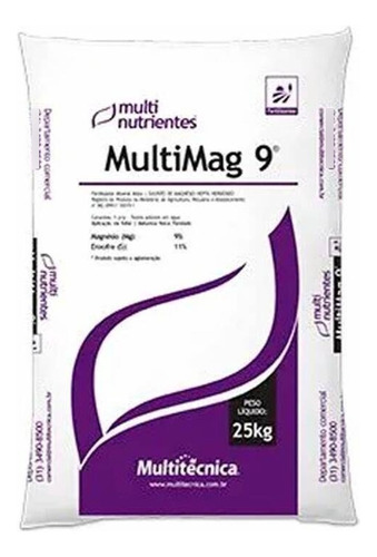 Sulfato De Magnésio = Sal Amargo  Sal Epsom Adubo 25 Kg