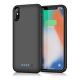 Funda Cargadora iPhone XS/x Feob 6.5k Black