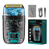 Maquina De Afeitar Shaver Vgr352 Digital Profesional Barbera