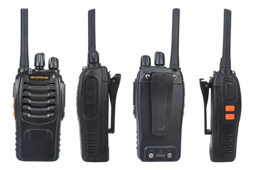 Radio Baofeng Bf-888h Con Usb Uhf 2 Vias Manos Libres