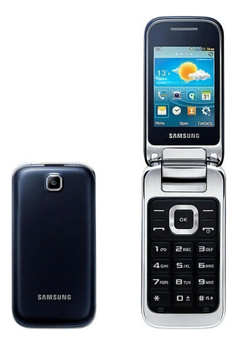 Celular Samsung Flip Galaxy Gt-c3592 Dual Chip - Preto