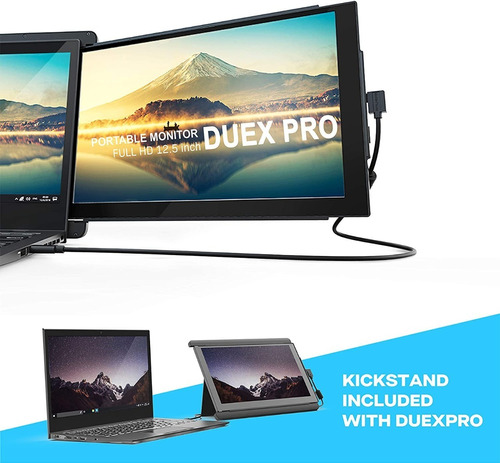 Monitor Dual Portátil Para Laptop Duex Pro 12.5 