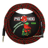 Pig Hog Pch20plr Cable Para Guitarra O Bajo 6 Metros Angular