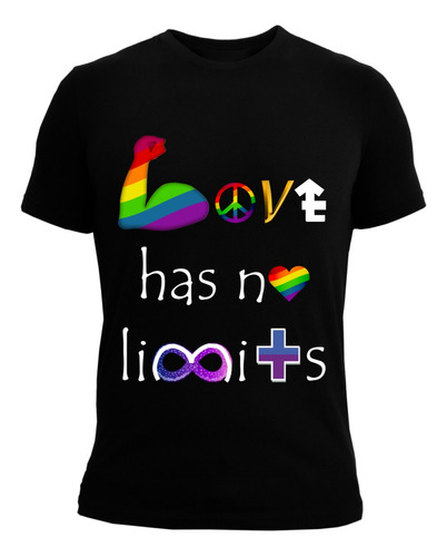 Playera Orgullo Lgtb Gay Pride Premium Love Has No Limits