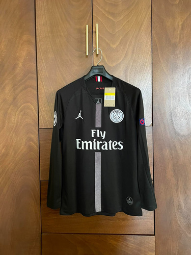 Jersey Fútbol Manga Larga Paris Saint Germain Mbappe 18-19