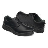 Zapato Escolar Flexi® Juvenil Casual Negro Plantilla Piel
