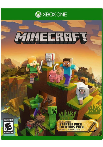 Minecraft Xbox One Edición 1000 Coins + Starter Pack Físico