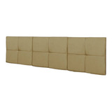 Cabeceira Cama Casal Queen Size México 1,60 Caramelo Suede